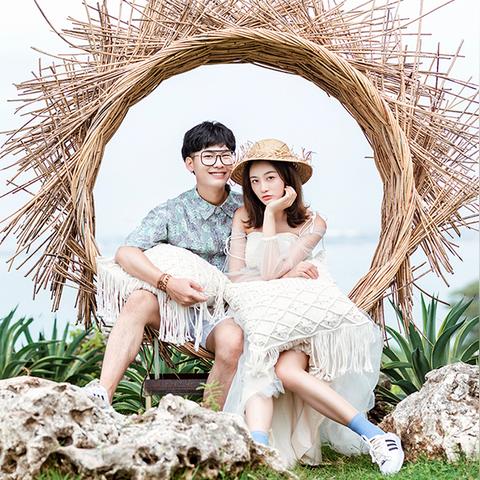 小红书最新美甲红色心形