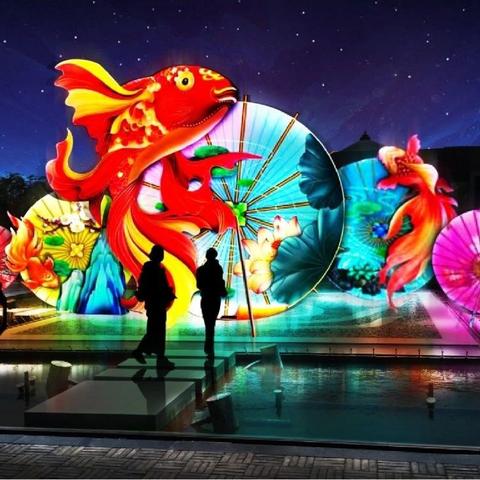 广饶县灯光展会最新时间揭晓，一场璀璨夺目的视觉盛宴！