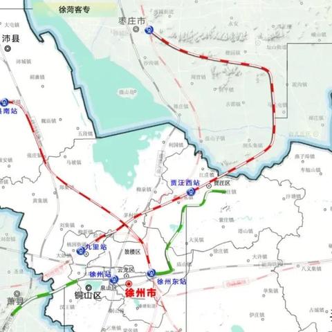徐枣城际铁路最新线路规划概览